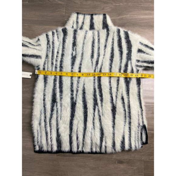 $200 Anthropologie Cindy Eyelash Half Zip Pullover Sweater Size Small New - Picture 6 of 12